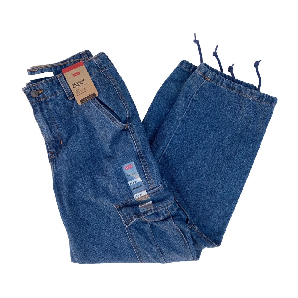 Levi's Women's '94 Baggy Cargo Jeans Mid Rise Size 25x30 NWT